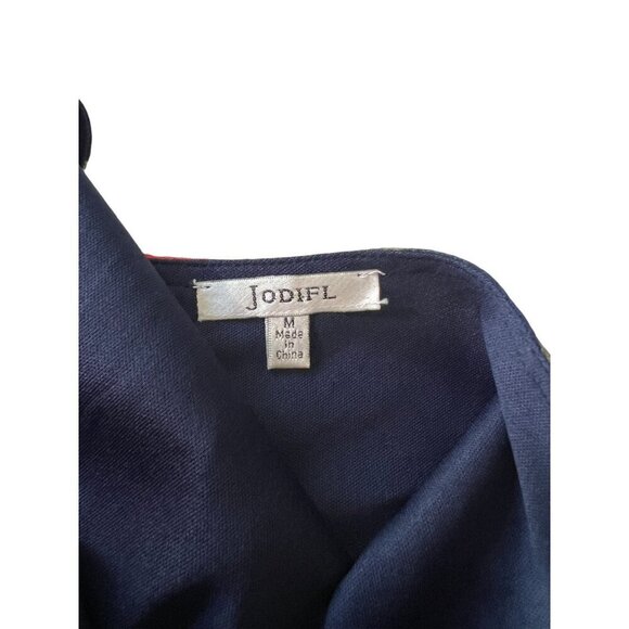 Jodifl Women's Navy Blue Floral Dress - Picture 5 of 6